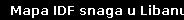 Mapa IDF snaga u Libanu