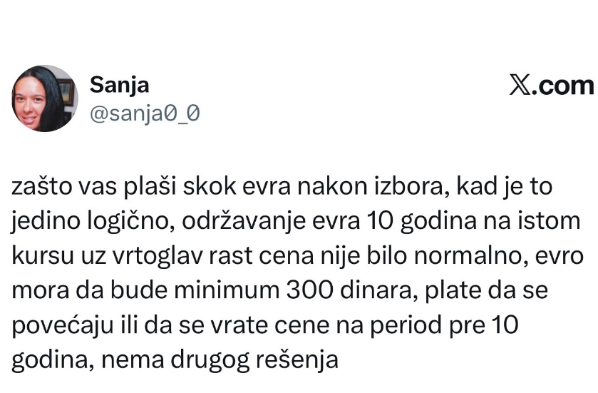 Blokaderi hoće da evro bude 300 dinara Blokaderi hoće da evro bude 300 dinara