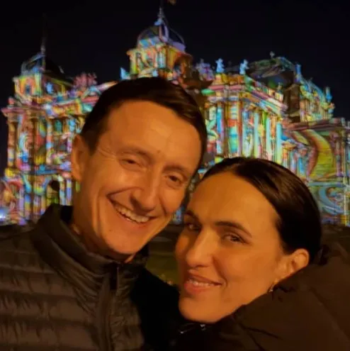 Marijana Mikulić sa suprugom Marijana Mikulić sa suprugom