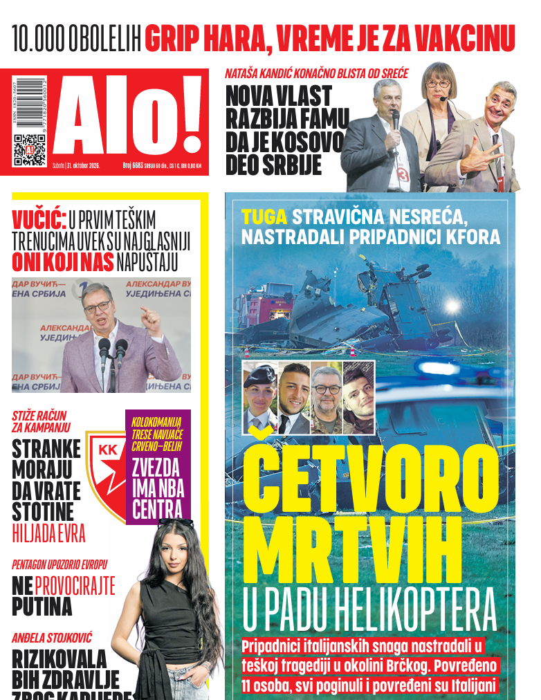 Naslovna Alo! novina