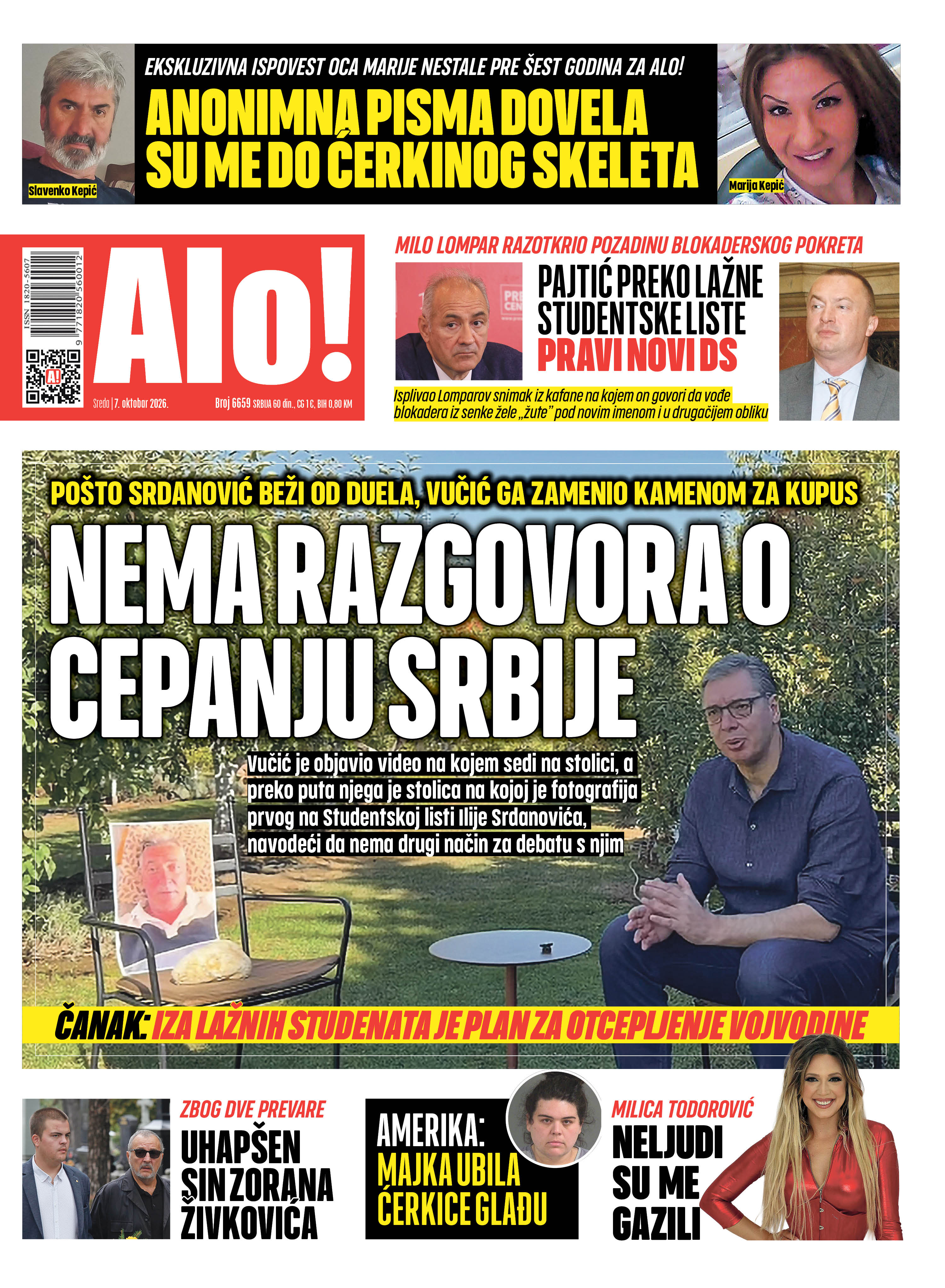 Naslovna Alo! novina Naslovna Alo! novina