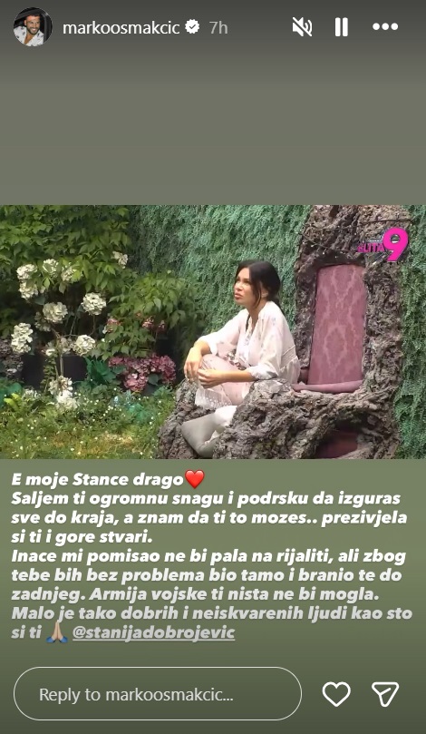 Marko se obrato Staniji