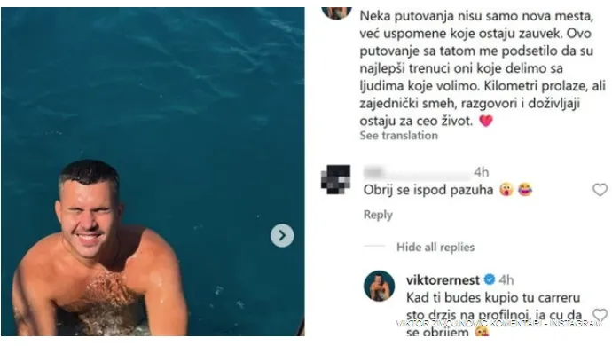 Viktor Živojinović objava Viktor Živojinović objava