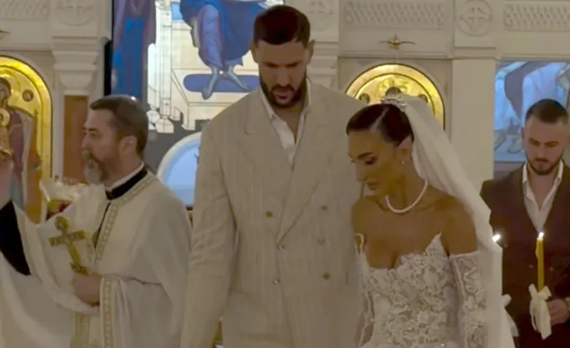 Uroš Plavšić sa ženom Uroš Plavšić sa ženom