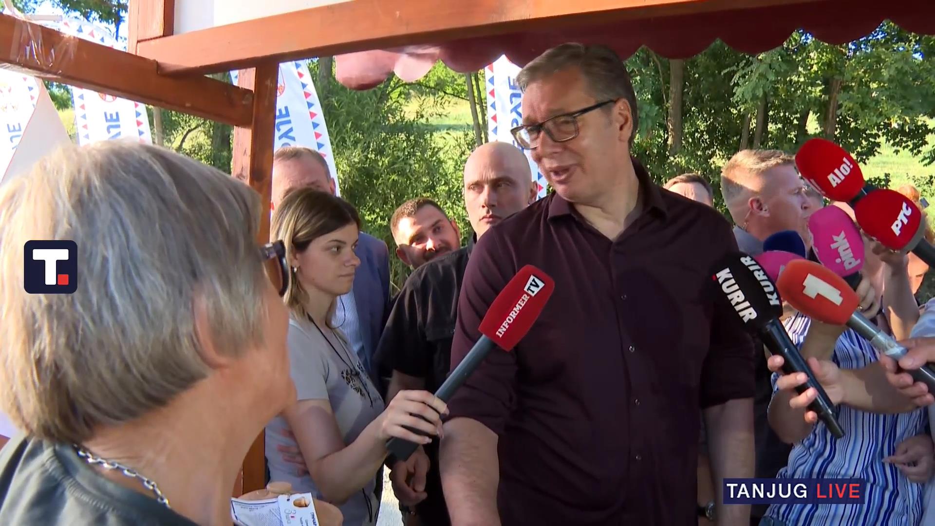 Vučić u Drežniku Vučić u Drežniku