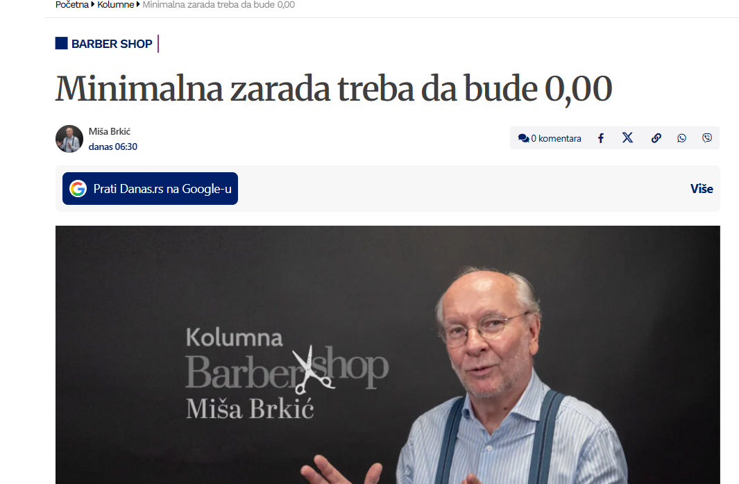 Blokaderi o minimalnoj zaradi Blokaderi o minimalnoj zaradi