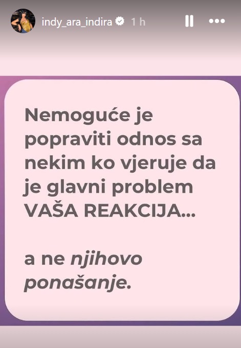 Novo ogla&scaron;avanje Indi Aradinović