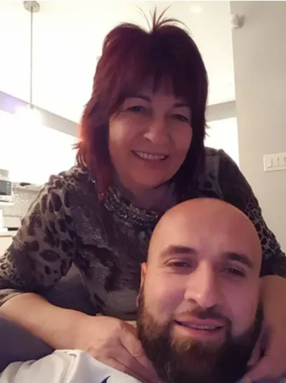 Marinkovi sin sa majkom