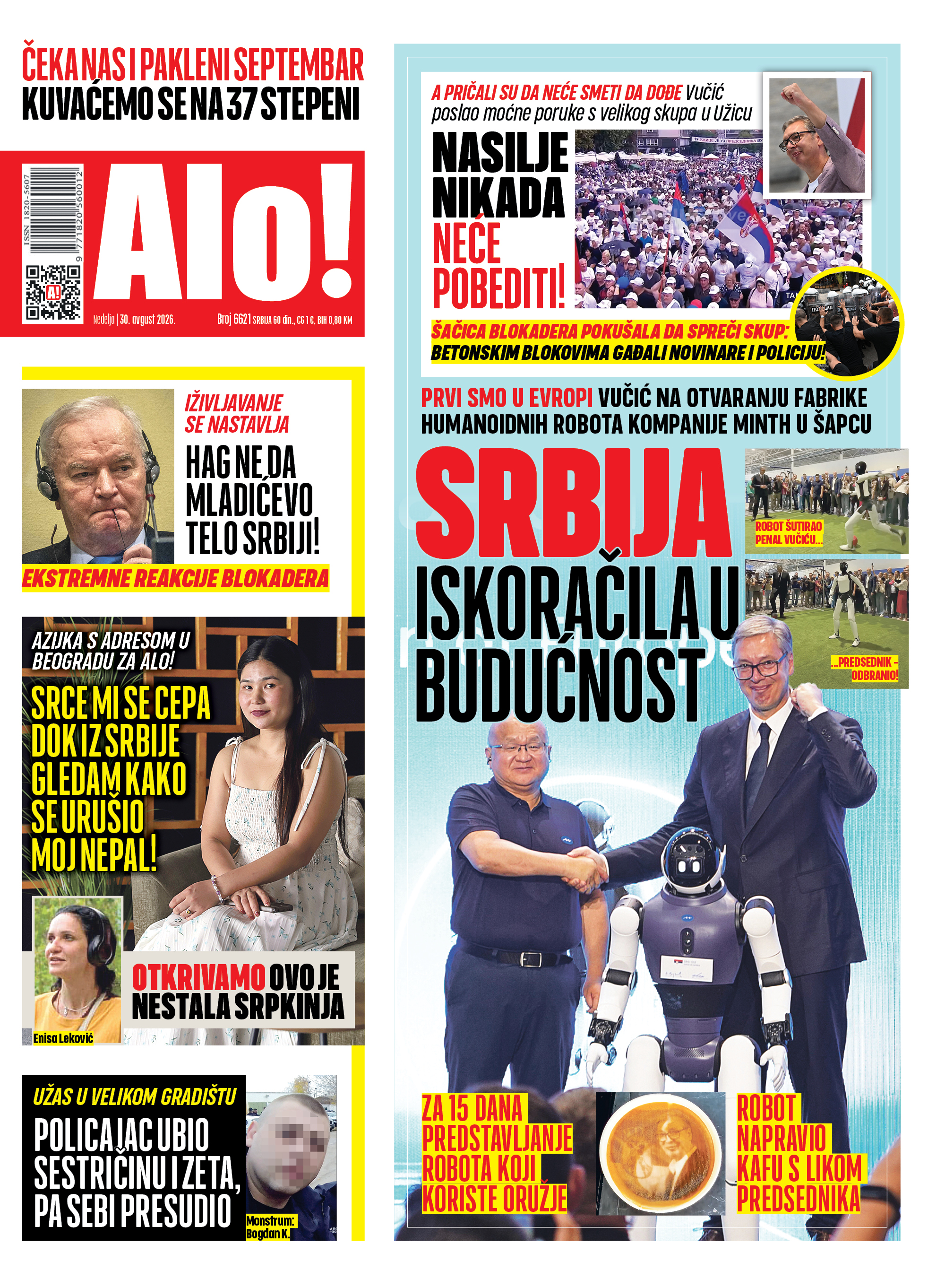 Naslovna Alo! novina