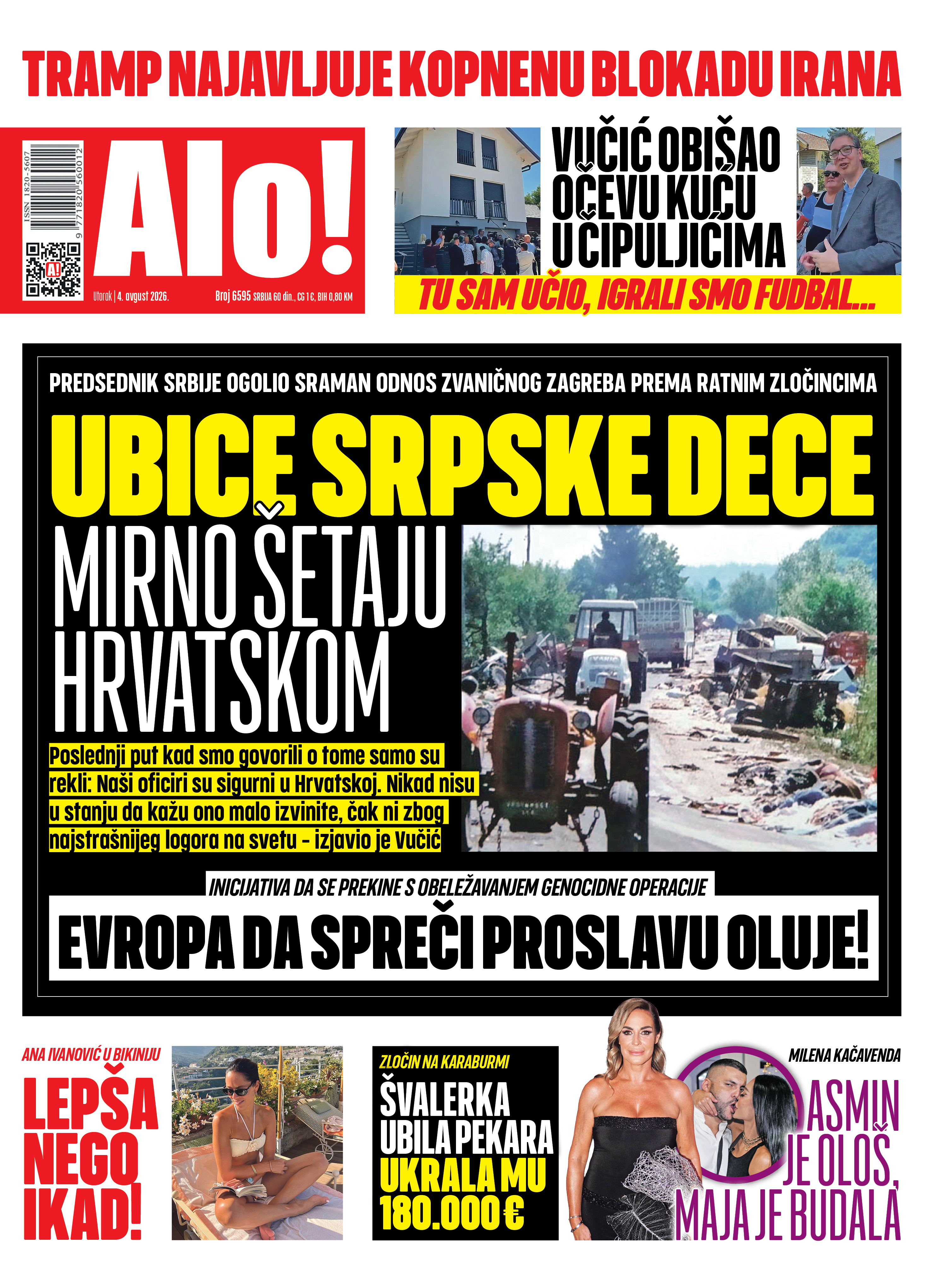 Naslovna Alo! novina
