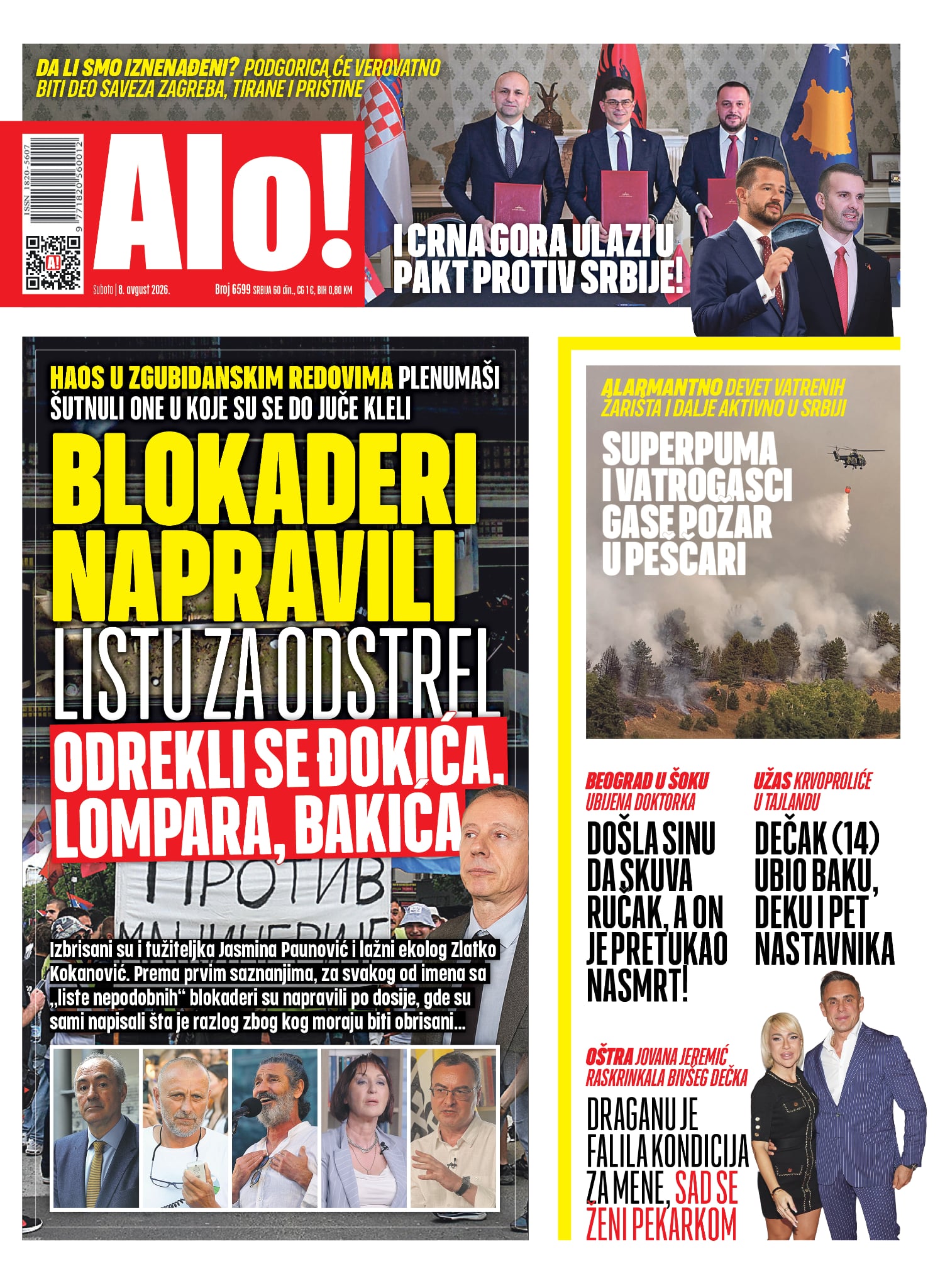 Naslovna Alo! novina