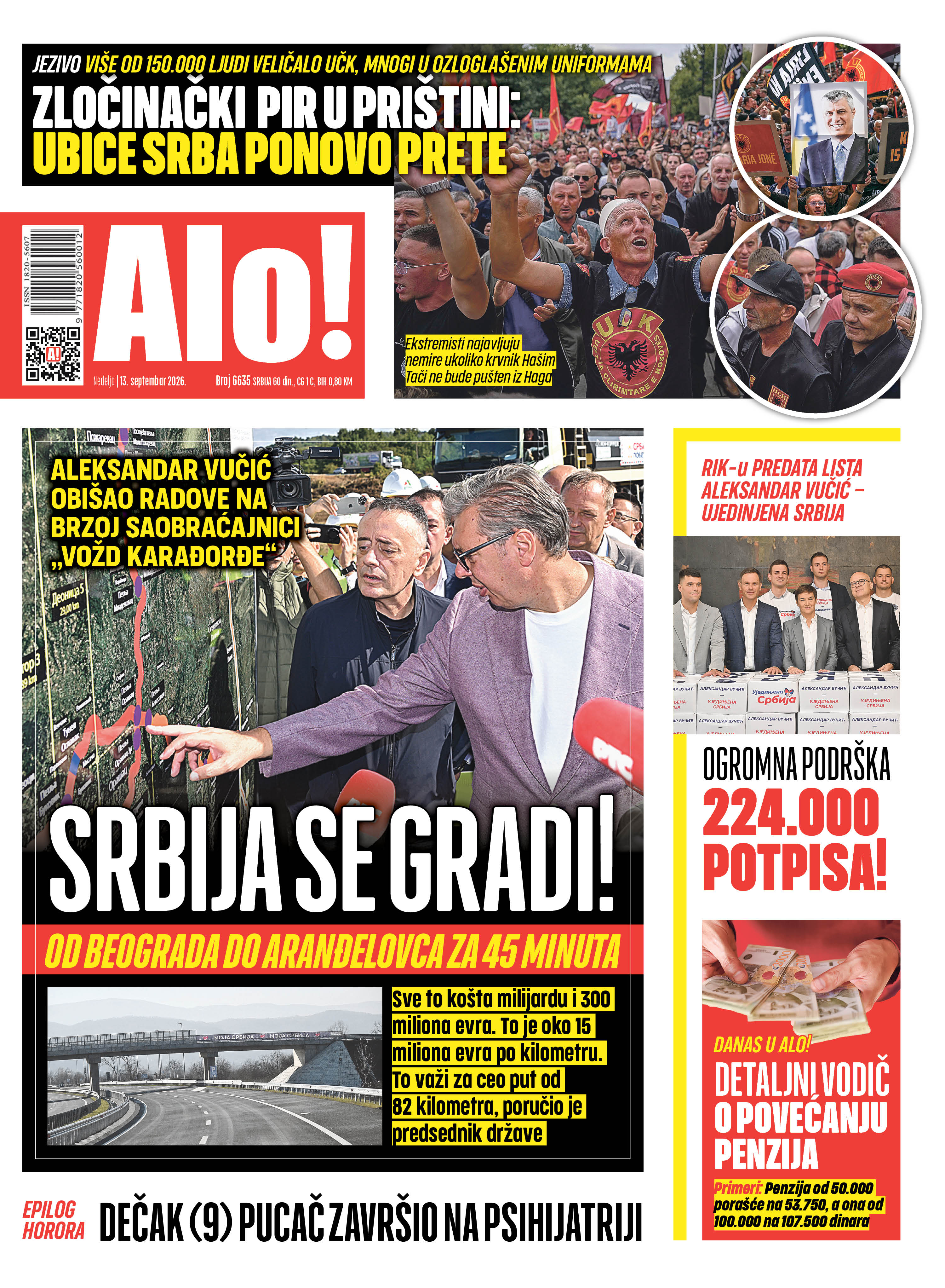 Naslovna Alo! novina