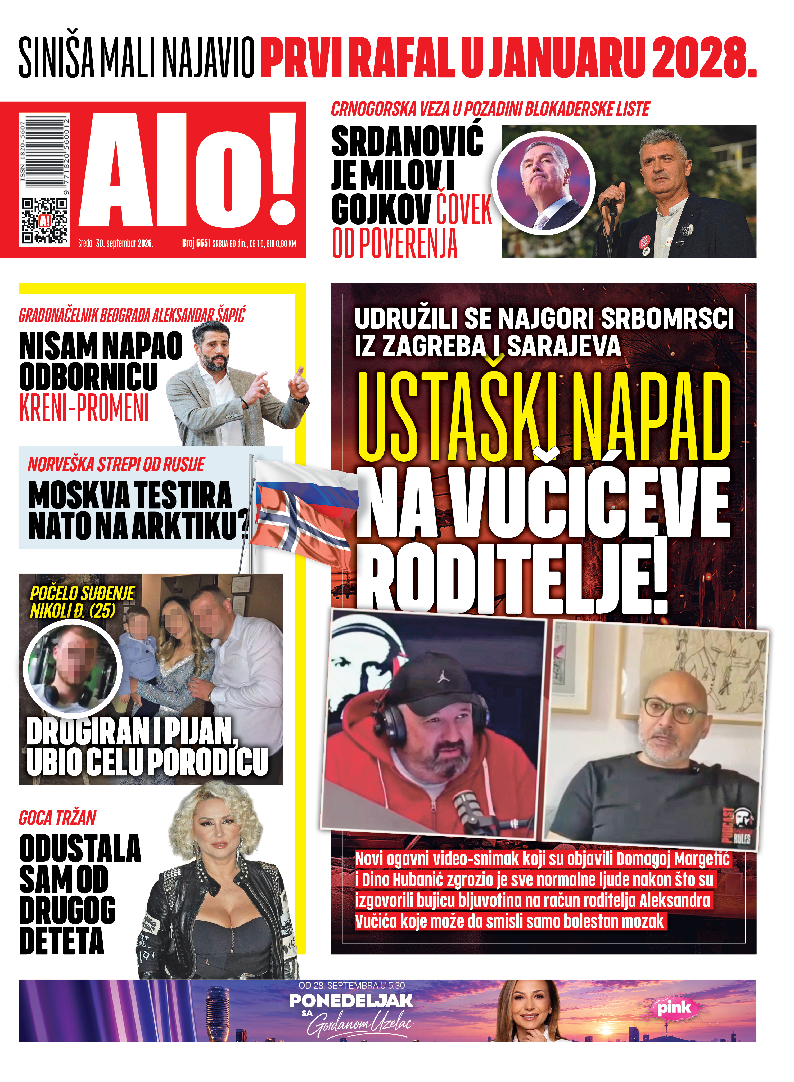 Naslovna Alo! novina Naslovna Alo! novina