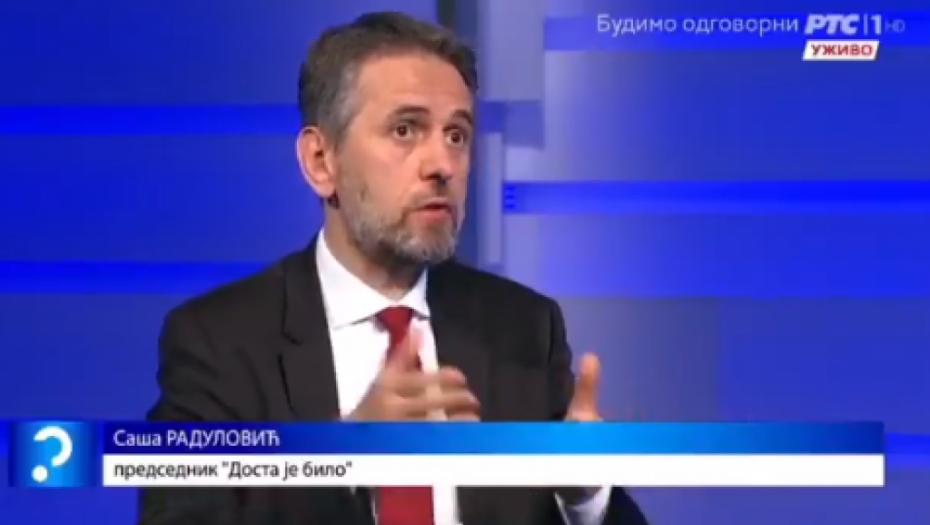 SAŠA RADULOVIĆ JASNO PORUČIO Đilasov "Danas" je leglo autošovinizma i mržnje prema sopstvenom narodu! (FOTO)