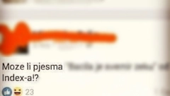 Post koji je nasmejao celu bivšu Jugoslaviju: Tražio je poznatu pesmu od Indexa, plakaćete od smeha kada vidite kako ju je nazvao