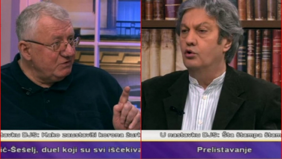 ŠEŠELJ I MARIĆ U DUELU, PRŠTALO U STUDIJU Ti si opasan za okolinu, bre! (VIDEO)