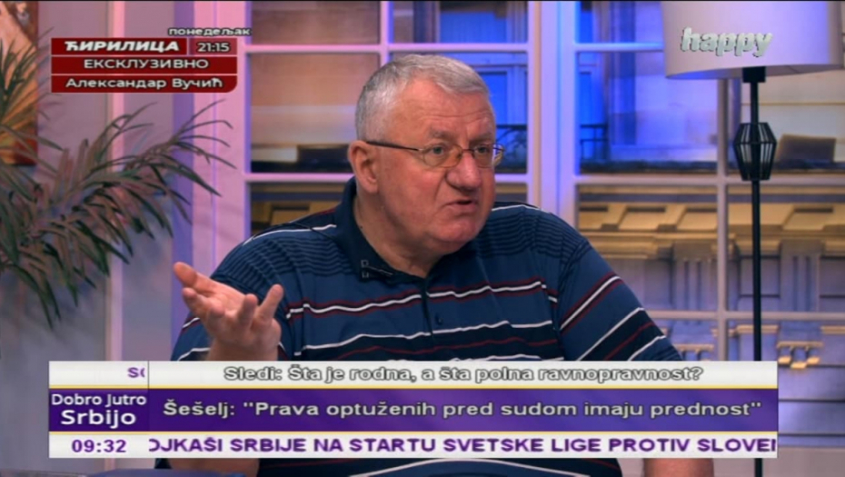 ŠEŠELJ SILOVITO ZAGRMEO - To je stoka, nemaju pojma!