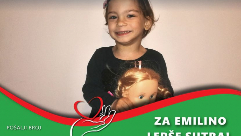 POMOZIMO DEVOJČICI DA POBEDI BOLEST Uprkos strašnoj dijagnozi mala Emili se ne predaje