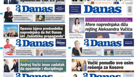 LUDILO ĐILASOVIH NOVINA Opsednuti Vučićem, bolesna kampanja protiv predsednika i njegove porodice! (FOTO)