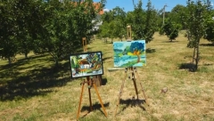 TOPILA SE ZEMLJA DOK SU SLIKALI: Obrenovac dobio 27 slika, sa blagoslovom Đeda Amfilohija! (FOTO)