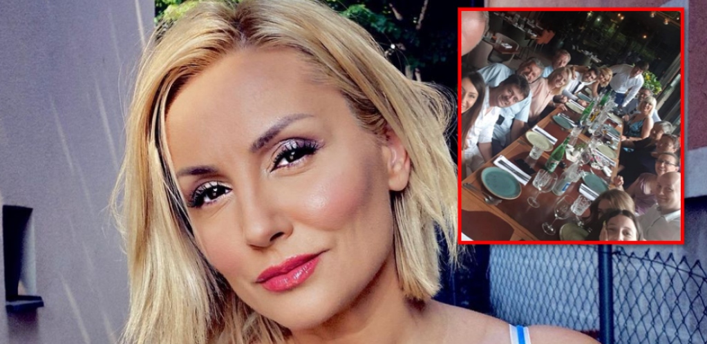 GOCA NAZDRAVLJA SA GOSTIMA Fotografija pevačice sa svadbenog ručka sve oduševila!
