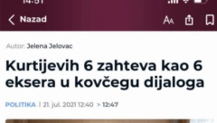 ĐILASOV SAJT TEŠKOM MUKOM PRIZNAO Dijalog u Briselu je uništio Aljbin  Kurti! (FOTO)