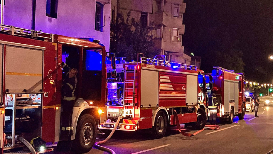 POŽAR U BEOGRADU KOD BOLNICE "RUDO" Veliki broj vatrogasaca i policajaca na terenu, pacijenti evakuisani