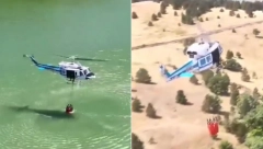 PRAZNIK PROSLAVILI GASEĆI POŽAR NA MOKROJ GORI Srećna slava svim pilotima (VIDEO)