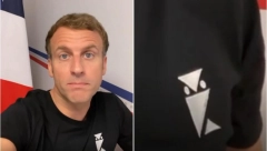 MAKRON POKAZAO TAJNI ZNAK? Majica francuskog predsednika izazvala haos! (FOTO)