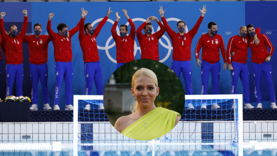 ZAGRMELA MILICA ZA ZLATNE VATERPOLISTE! Ti moje zlato se ori u Tokiju, pustili hit Todorovićeve i napravili opštu pometnju u hali!