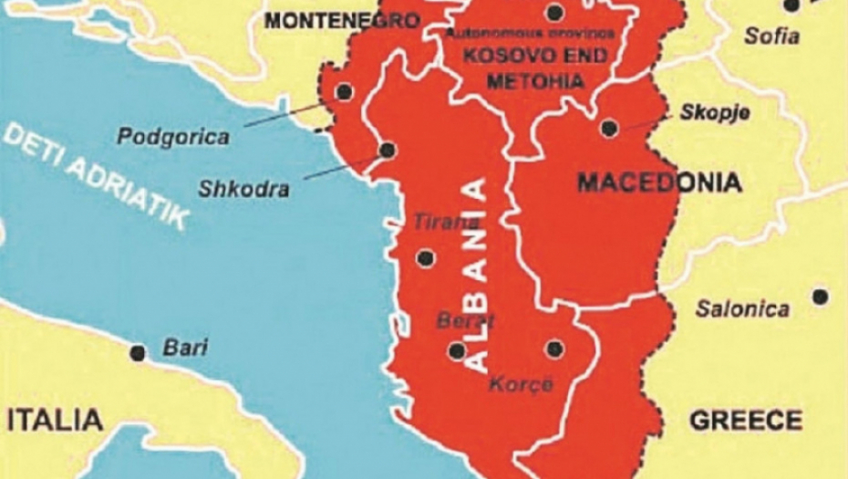 "ZAJEDNIČKI DOM SVIH ALBANACA" Zapad se pravi mutav dok Priština i Tirana dižu "Veliku Albaniju!"