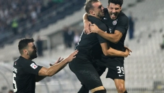 BLICKRIG CRNO-BELIH! Partizan za dva minuta preokrenuo protiv Santa Klare i plasirao se u Ligu konferencija! (FOTO GALERIJA)