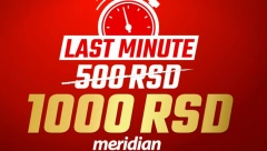 EVO ZAŠTO JE MERIDIAN KUĆA NAJVEĆIH BONUSA: Preuzmi 1.000 RSD i spreman dočekaj uzbudljiv fudbalski vikend!