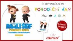 MALI ŠEF SE VRATIO NA VELIKO PLATNO CINEPLEXX BIOSKOPA Porodični dan uz sinhronizovanu avanturu u nedelju od 12h do 17h
