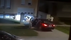 BRUTALNI OBRAČUN U OSIJEKU Posle krvničkog pesničenja probao da udari napadača BMW-om pa se zabio u njegov auto (VIDEO)