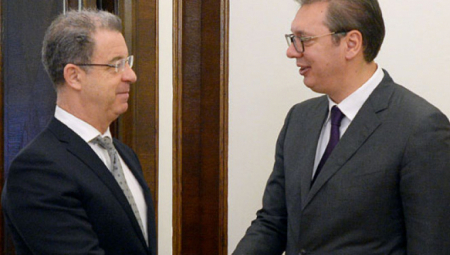 SERŽ BRAMERC U SRBIJI Sastanak i sa Vučićem