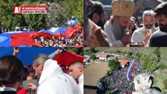 RADUJ SE CRNA GORO Metodije ustoličen, VELIČANSTVENE slike ispred manastira! (FOTO/VIDEO)