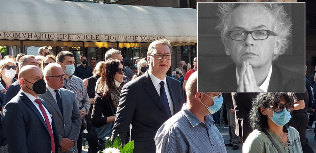 SAHRANA IVANA TASOVCA Predsednik Srbije Aleksandar Vučić stigao na Novo groblje da se oprosti od umetnika!