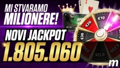 SERIJA FENOMENALNIH DOBITAKA NE PRESTAJE - MERIDIAN ISPLATIO JOŠ JEDAN JACKPOT