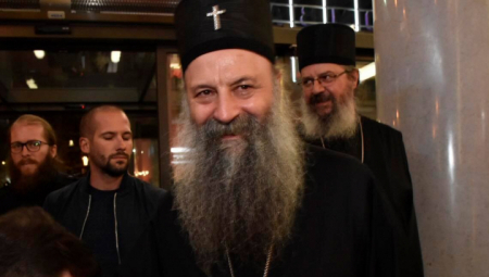 Patrijarh Porfirije posetio nadbiskupa Hočevara i obišao radove na Marijanumu
