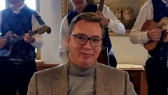 VUČIĆ SA MUZIČARIMA: Neka živi prijateljstvo Srba i Mađara (FOTO)