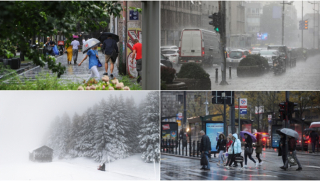 JAK CIKLON DONOSI PADAVINE Meteorolozi složni: Očekuje se sneg u celoj Srbiji