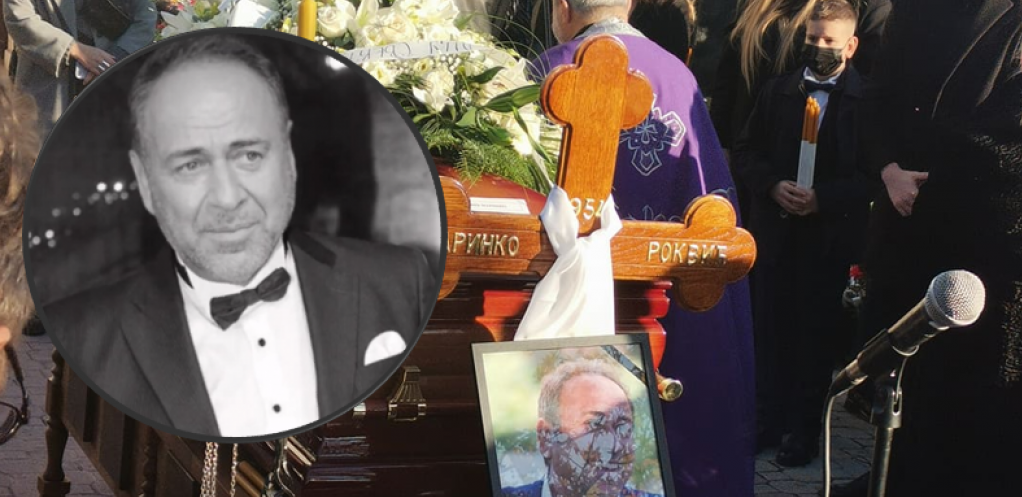 SUPRUGA NIKOLE ROKVIĆA NE PRESTAJE DA PLAČE Potresan prizor sa sahrane Marinka Rokvića, bol na licu sve govori