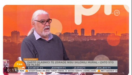 Gorčin Stojanović: Nije vlast odgovorna za mural, već stanari (VIDEO)