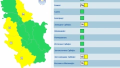 RHMZ IZDAO UPOZORENJE Upaljen žuti meteo-alarm: Očekuje se opasno vreme