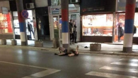 ZADOBIO PRELOM NOGU PRI PADU! Otkrivamo zašto je muškarac u boksericama visio sa zgrade u Smederevu!