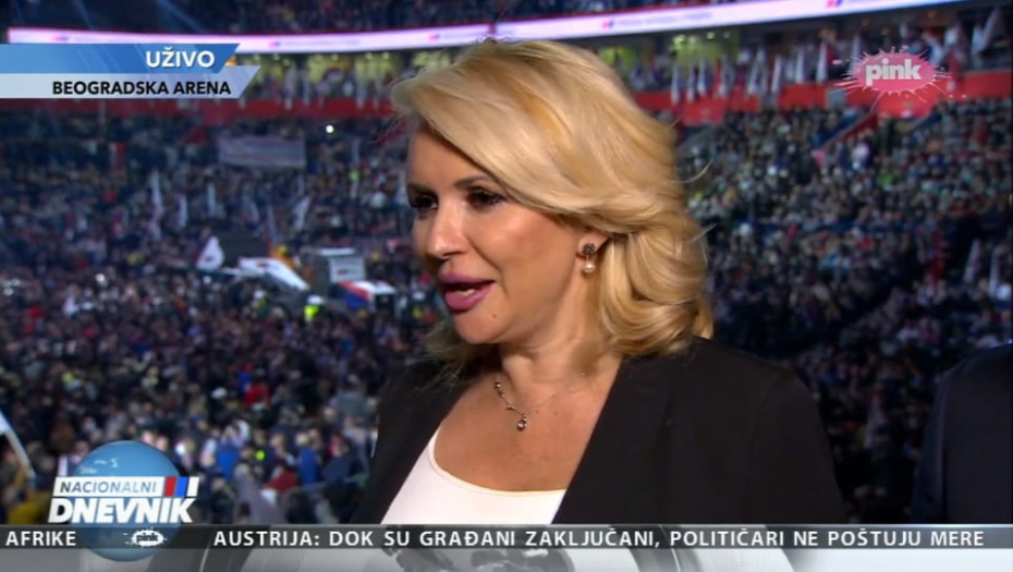 MINISTARKA KISIĆ TEPAVČEVIĆ Srce nam kuca za Srbiju i predsednika Vučića