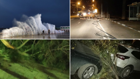 BESNE OLUJE NA KRIMU Rusko poluostrvo zapljuskuju veliki talasi, oko 56.000 ljudi ostalo bez struje (FOTO/VIDEO)