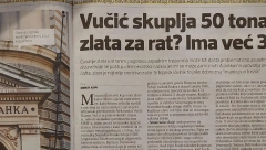 USTAŠKO LUDILO Vučić od Srbije pravi bogatu zemlju jer se sprema za rat!