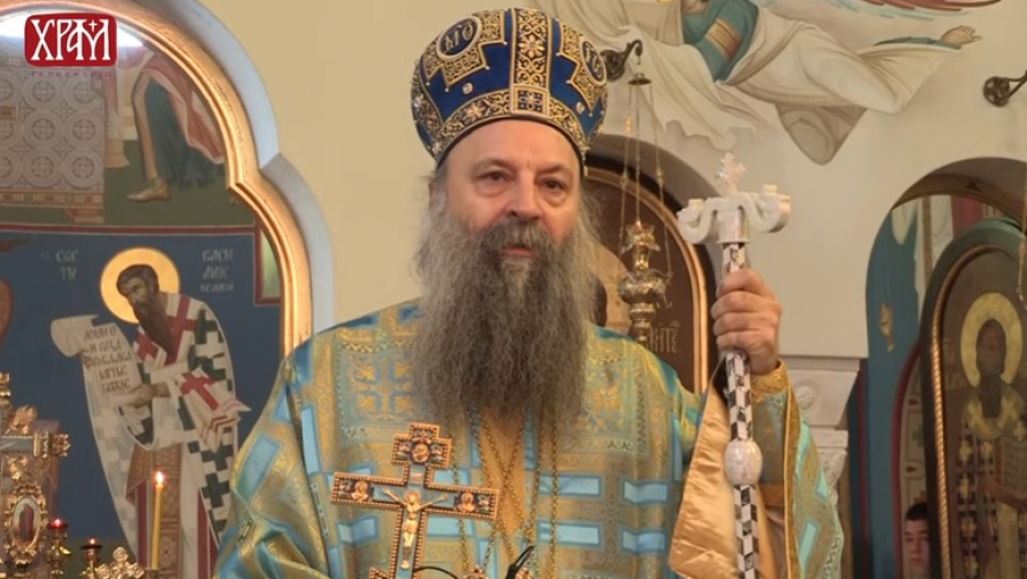 PATRIJARH PORFIRIJE Čovek je stvoren da bude sveštenik svugde i na svakom mestu